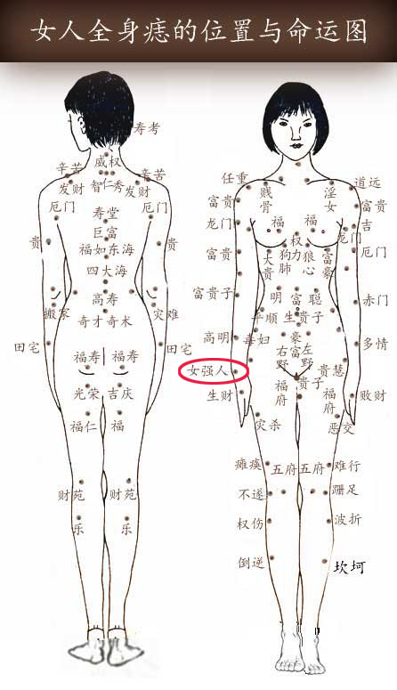 女强人痣 女强人痣