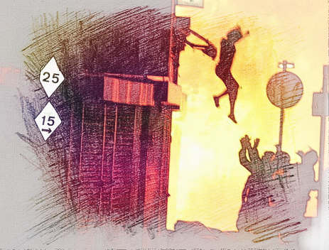 梦见火中逃生