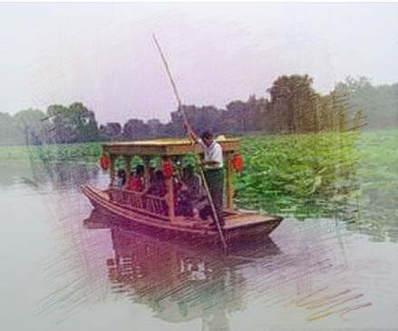  梦见坐大木船